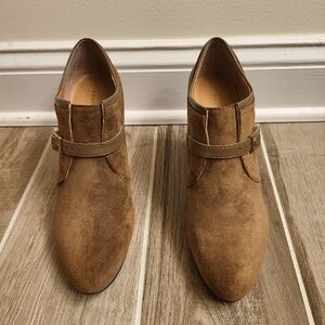 Frye Brown Suede Ankle Boots